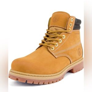 Classic Men's Tan Leather Boots